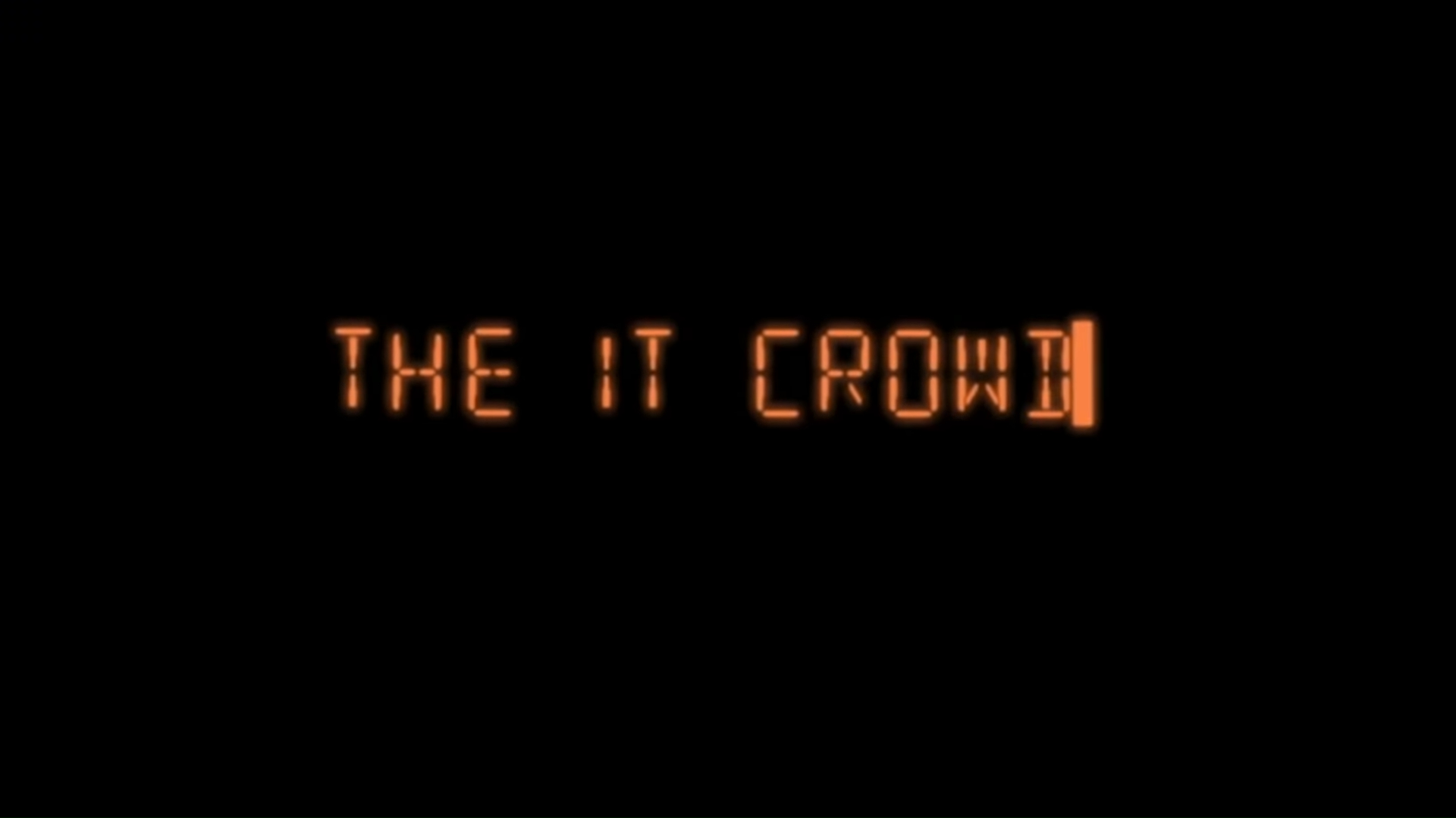 banner which reads IT Crowd